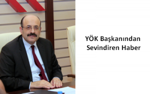 YÖK Başkanı Prof. Dr. M. A. Yekta SARAÇ, Twitter hesabından, kadro müjdesi verdi.